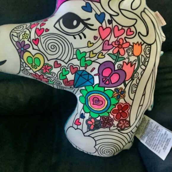 Unicorn Pillow Colorful Decorative - Picture 4 of 10